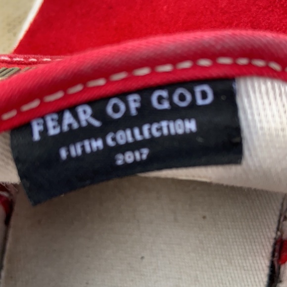 Fear of god slip on Vans